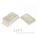 Caja eléctrica de plástico abs IP65 de 70 tamaños, caja eléctrica para montaje en pared exterior, caja eléctrica impermeable con bridas